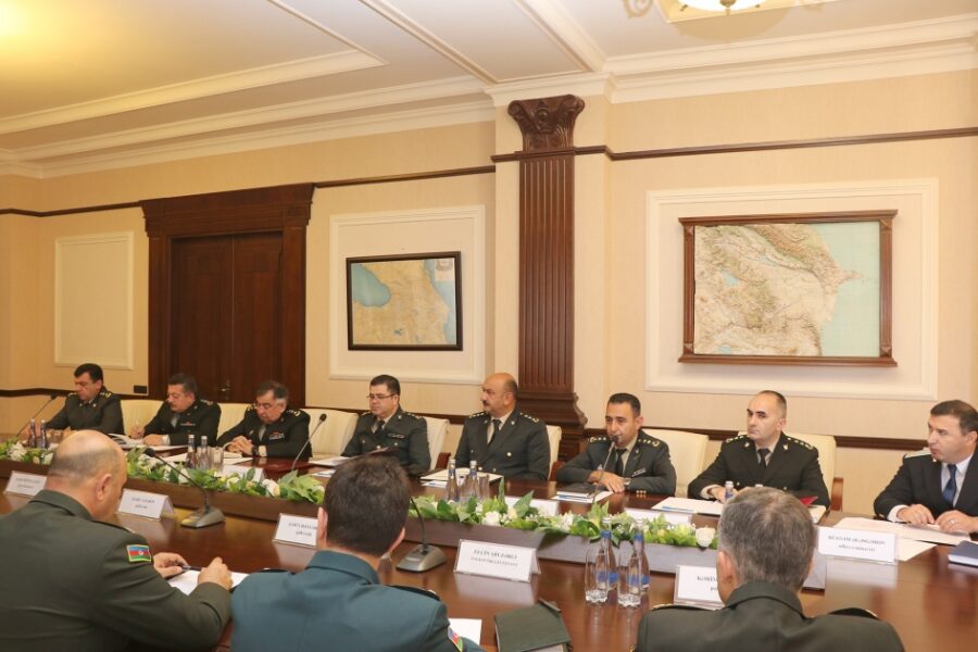 Hərbi Prokurorluqda geniş kollegiya iclası keçirildi - FOTOLAR