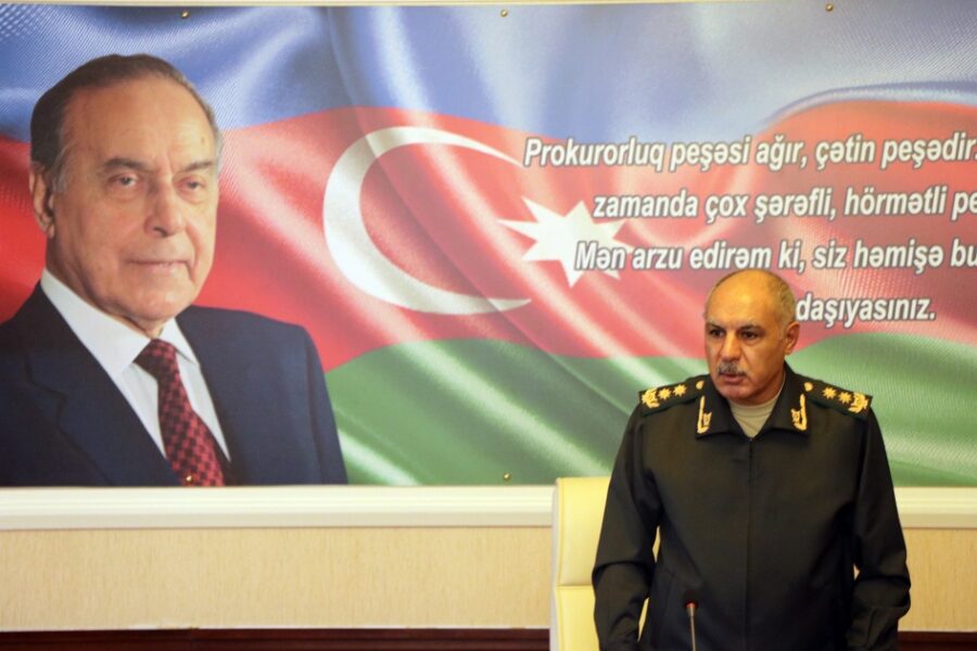 Hərbi Prokurorluqda geniş kollegiya iclası keçirildi - FOTOLAR
