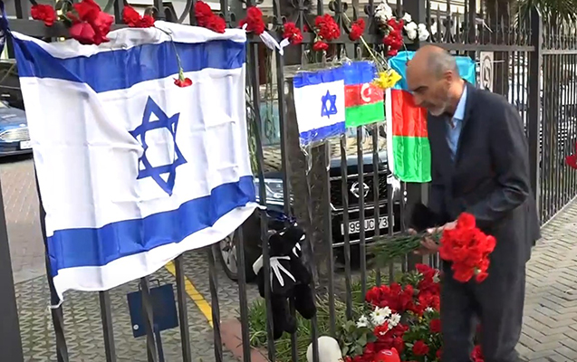 Bakıda İsrailə dəstək nümayişi - VİDEO