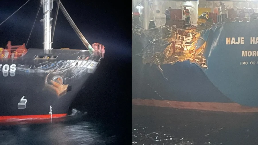 marmara adasi aciklarinda gemi kazasi jayf