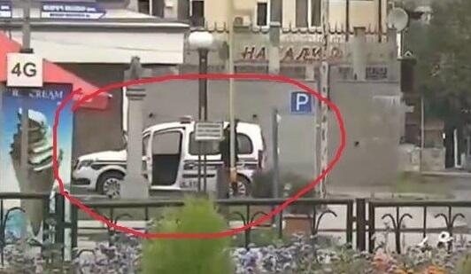 Xankəndidə Azərbaycan polisindən ermənilərə maraqlı jest - VİDEO