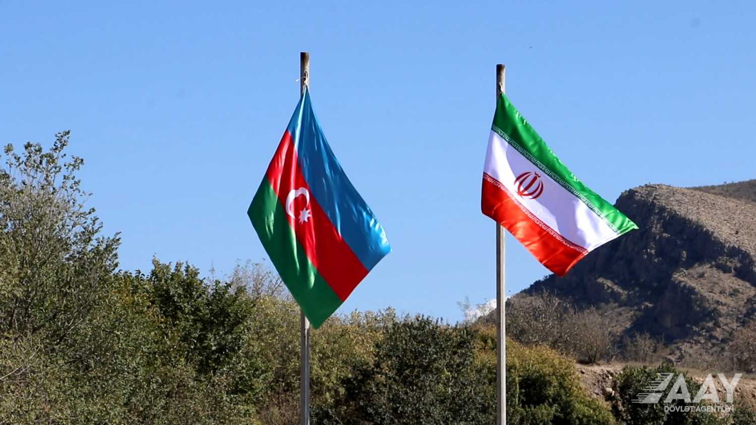 Zəngilanda Azərbaycanla İran arasında avtomobil körpüsünün təməlqoyma mərasimi keçirildi - FOTOLAR