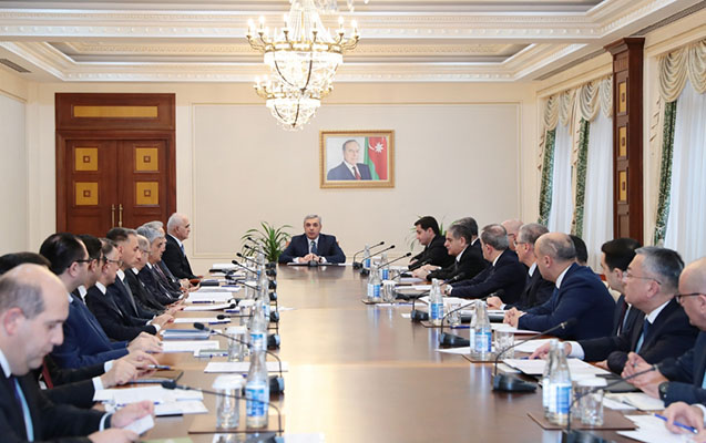 Samir Nuriyevin rəhbərliyi ilə iclas keçirildi 1 Samir Nuriyevin rəhbərliyi ilə iclas keçirildi