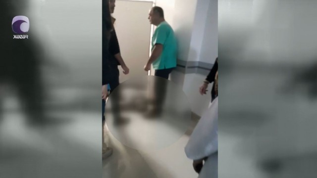 Ürəyinə stend qoyulan şəxs həkim otağının qarşısında öldü - VİDEO