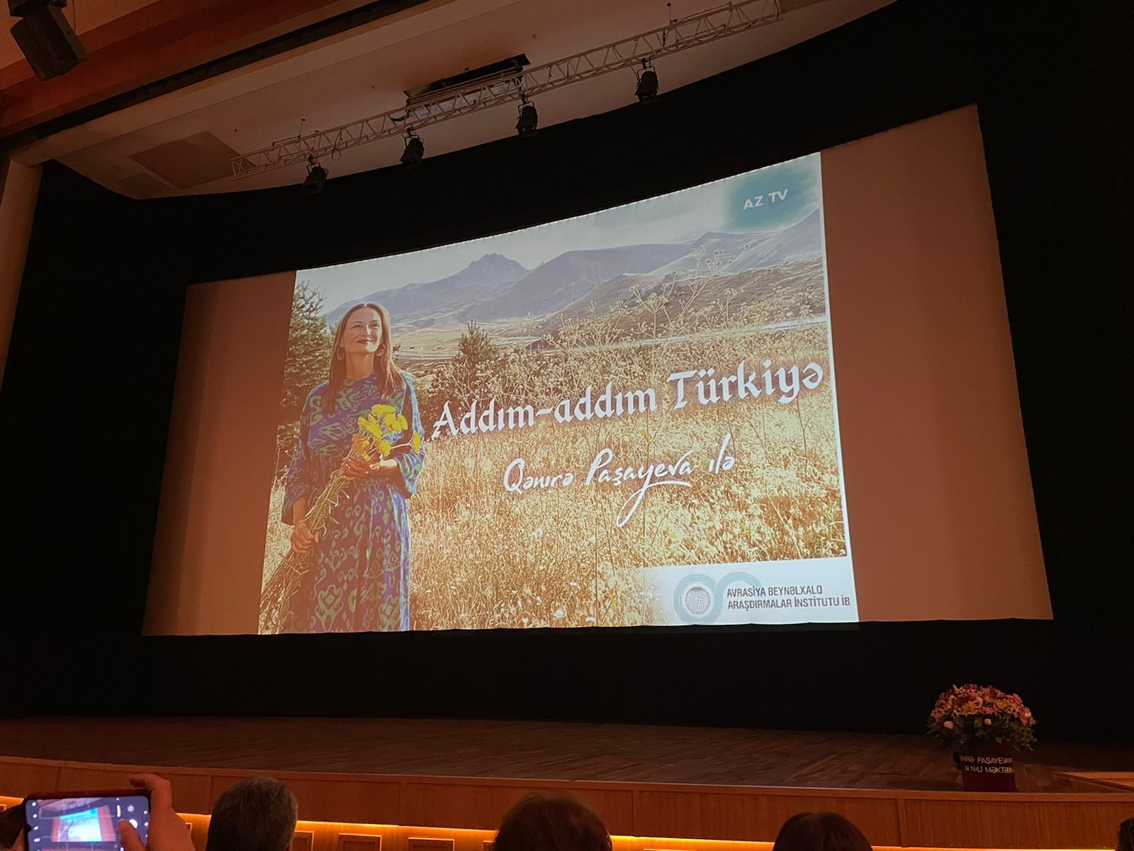 Qənirə Paşayevanın "Addım-addım Türkiyə" sənədli filminin təqdimatı keçirildi - FOTOLAR