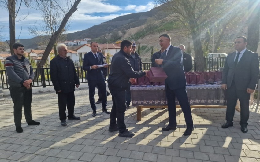 Zabuxda daha 25 ailəyə evlərinin açarları təqdim olundu - FOTO