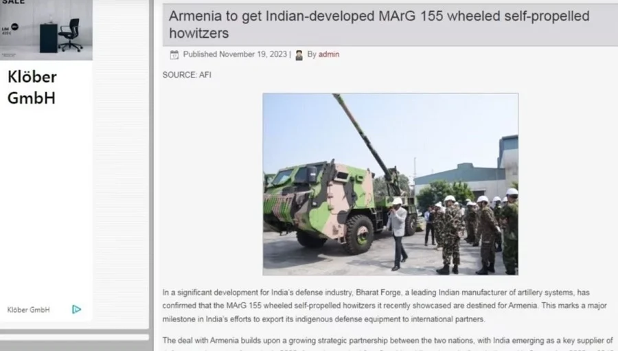 Hindistan təsdiqlədi: Bu silah sistemləri Ermənistana göndəriləcək - FOTO