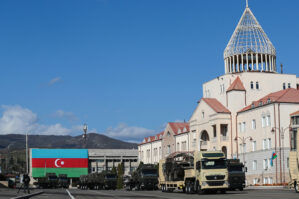 Separatçılardan müsadirə olunmuşdu, paradda nümayiş etdirildi - VİDEO