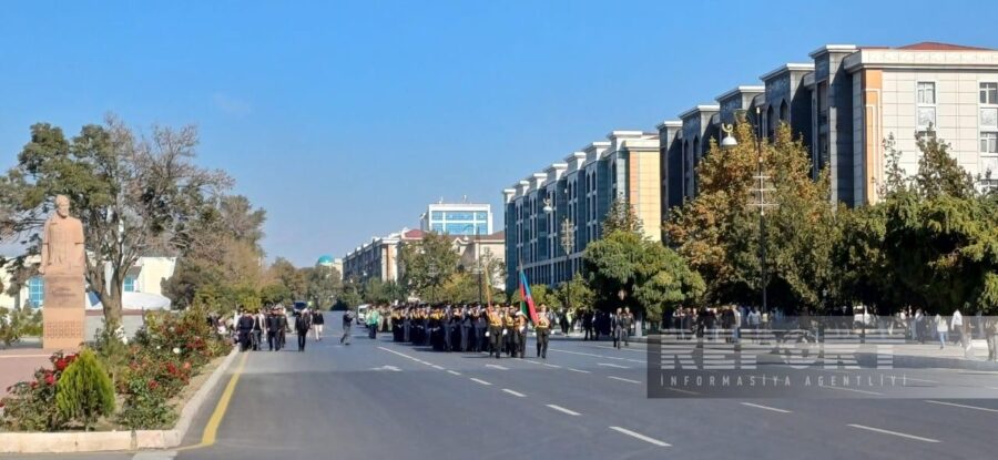 Naxçıvanda hərbi yürüş keçirildi - VİDEO