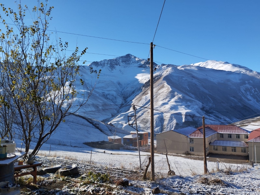 Bu ərazilərə qar yağır - Faktiki hava 1 qar yag