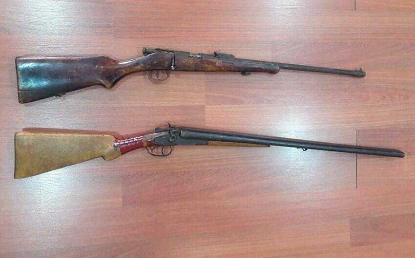 Daha 2 odlu silah ələ keçirildi