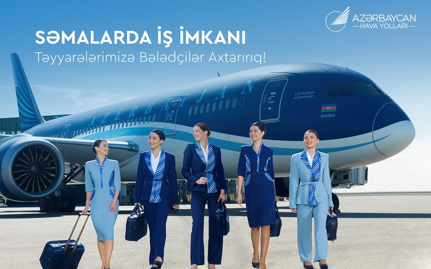 AZAL “Təyyarə bələdçisi” vəzifəsinə işə qəbulu davam etdirir