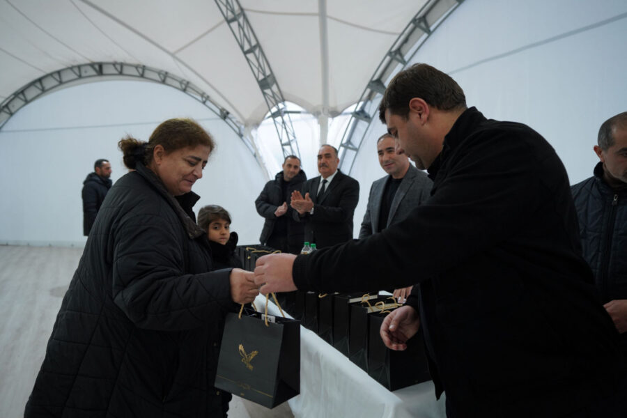 Laçına köçürülən ailələrə mənzillərinin açarları verildi - YENİLƏNİB