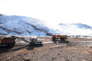 Naxçıvanın məşhur yolunda yenidənqurma işləri başladı