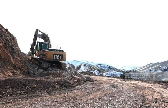 Naxçıvanın məşhur yolunda yenidənqurma işləri başladı