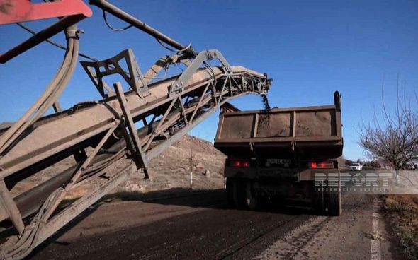 Naxçıvanın məşhur yolunda yenidənqurma işləri başladı