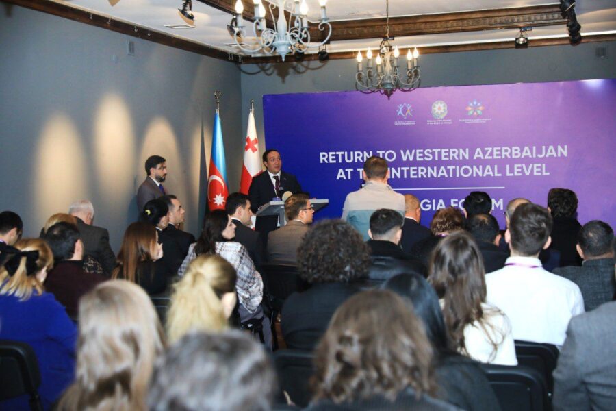 Qərbi Azərbaycana qayıdışla bağlı Gürcüstan Forumu keçirildi - FOTOLAR