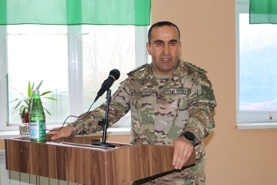 Hərbi Prokurorluq Heydər Əliyevin 100 illik yubileyi ilə bağlı Şuşada tədbir keçirdi - FOTOLAR