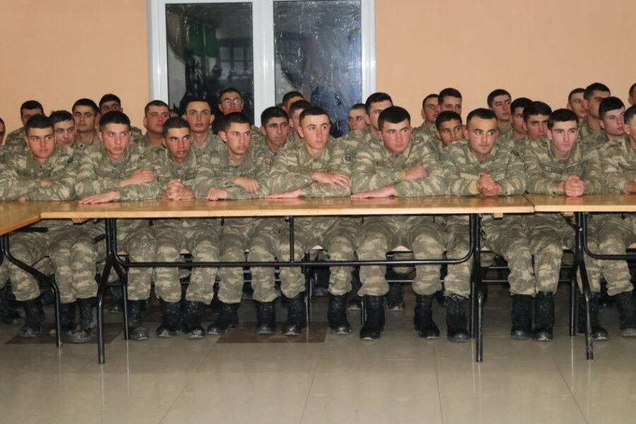 Hərbi Prokurorluq Heydər Əliyevin 100 illik yubileyi ilə bağlı Şuşada tədbir keçirdi - FOTOLAR