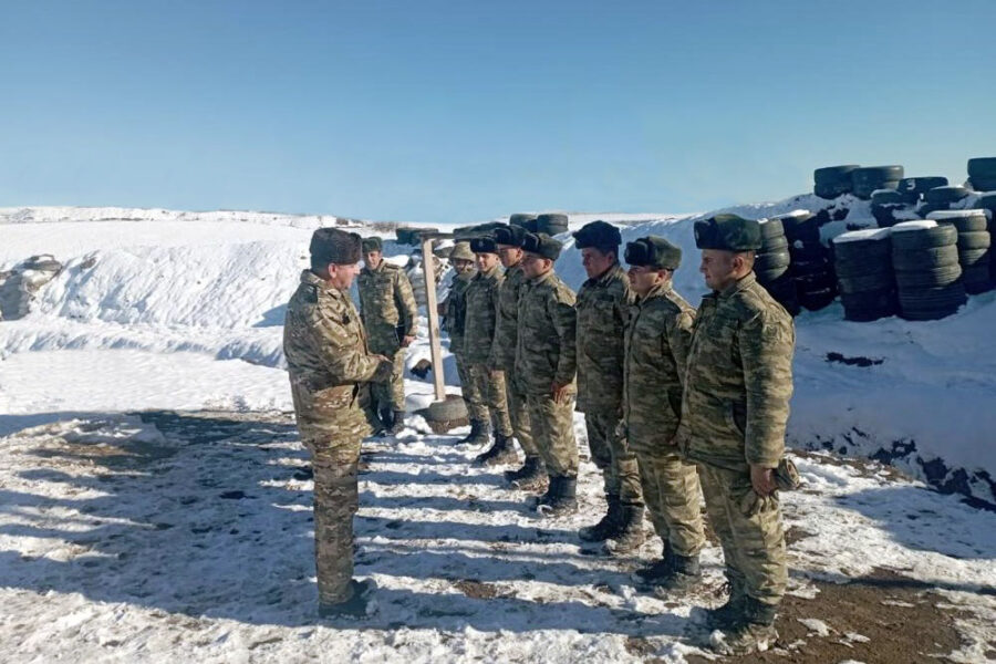 Hərbçilərin mənəvi-psixoloji hazırlığı yüksək səviyyədədir - FOTOLAR