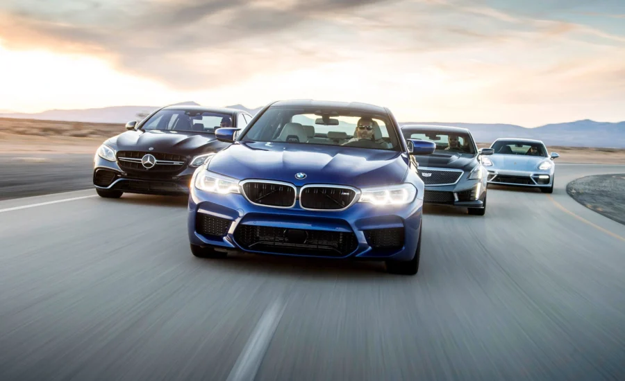 2018 bmwm 5 vscadillacctsvmercedesamge 63 sporschepanameraturbocomparisontestcaranddriverphoto 705046 soriginal 1552969000733