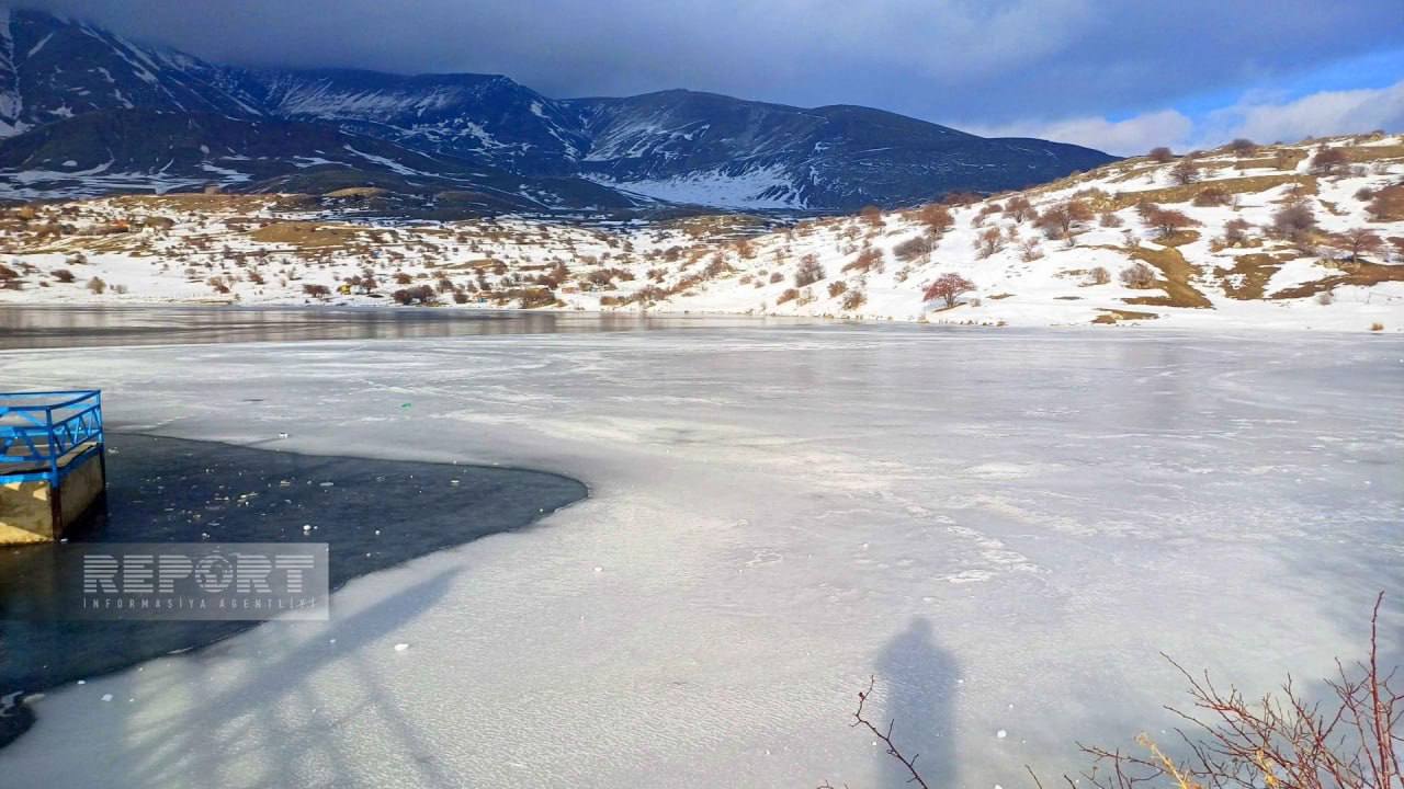 Batabatın donmuş gölləri və qış mənzərəsi - FOTOLAR