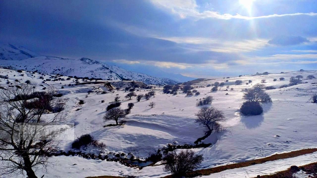 Batabatın donmuş gölləri və qış mənzərəsi - FOTOLAR