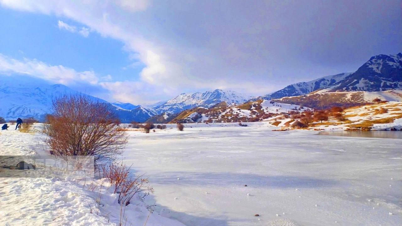 Batabatın donmuş gölləri və qış mənzərəsi - FOTOLAR