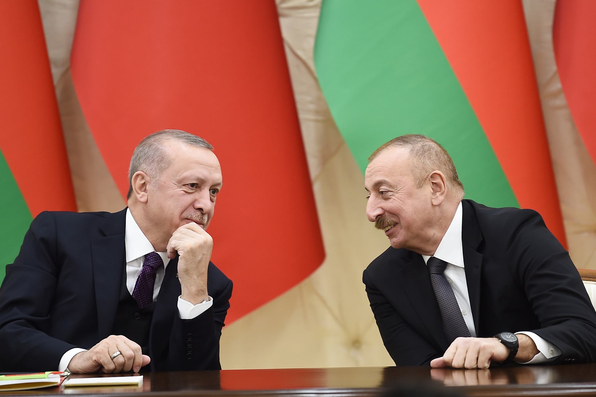 Recep Tayyip Erdogan 2020 visit to Baku with Ilham Aliyev 25