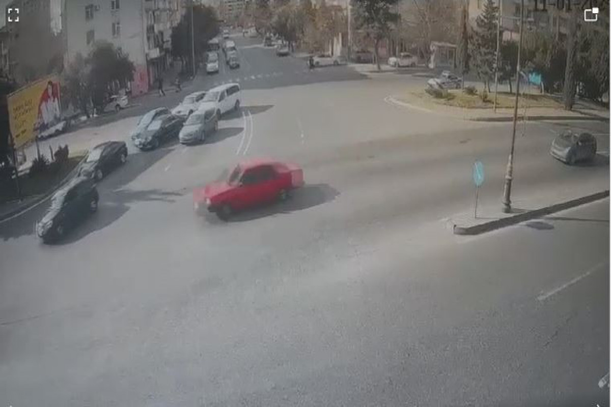 Bakıda avtoxuliqanlıq edən şəxs həbs olundu - Video