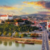 bratislava is the only capital in the world that borders two countries