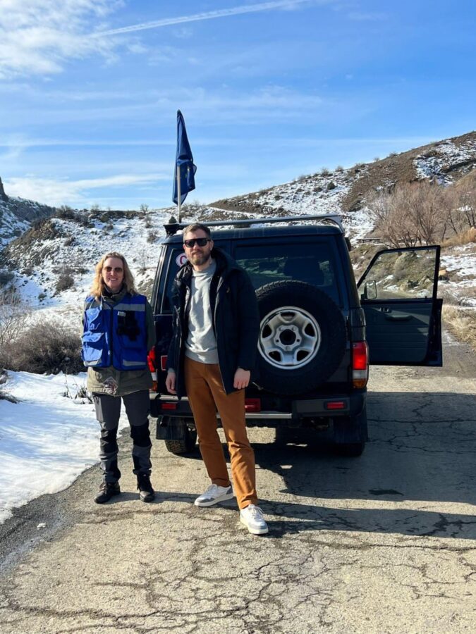 Ermənistandakı missiya Cermuka gəldi: sərhədimizdə göründü - FOTO