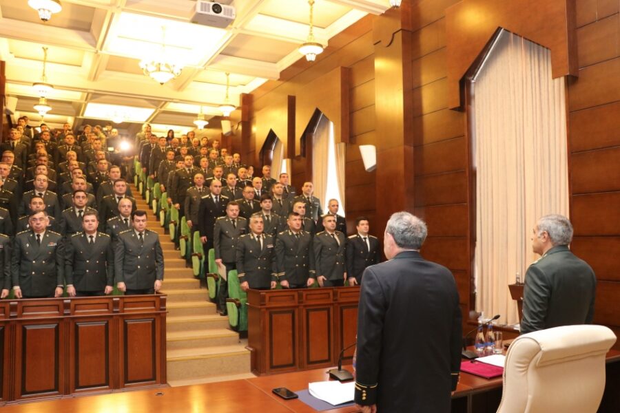 Hərbi Prokurorluqda geniş kollegiya iclası keçirildi - FOTOLAR