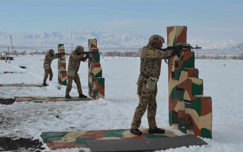 Xüsusi təyinatlılarımız "düşmən"i məhv etdi - FOTOLAR