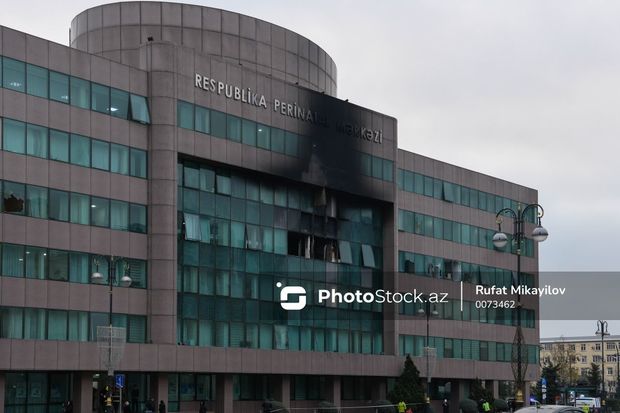 Perinatal Mərkəzdə yanğın: 100-dən çox şəxs təxliyə edildi