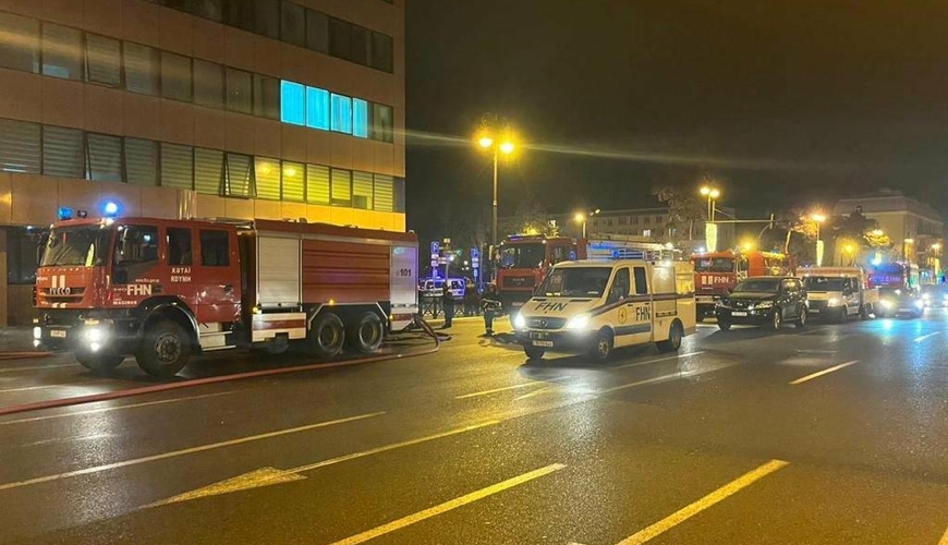 Perinatal Mərkəzdəki yanğının ilkin səbəbi bilindi