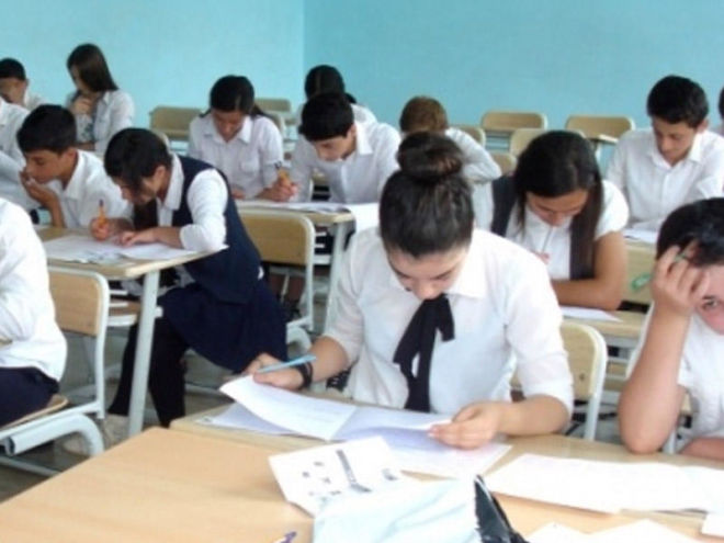 Sinif otağını su basan məktəblə bağlı qərar verildi - VİDEO