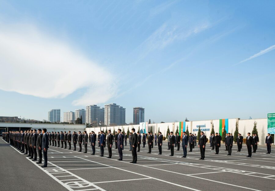 Vilayət Eyvazov növbəti sıra baxışı keçirdi - VİDEO