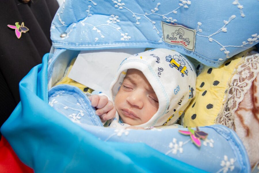Daha bir şəhidimizin övladı dünyaya gəldi - FOTOLAR