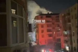 Masazırda gözəllik salonunda yanğın - VİDEO