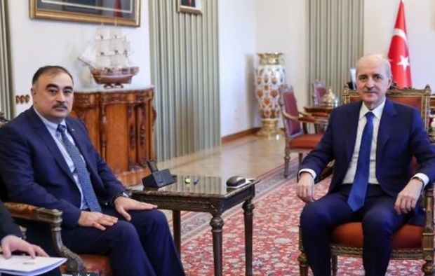 TBMM sədri Azərbaycan səfirini qəbul eydi