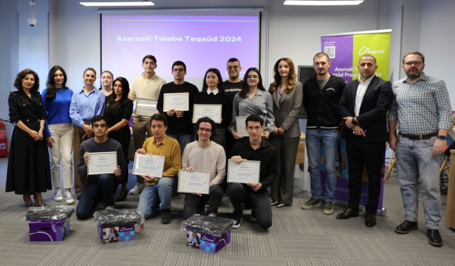 10 tələbə "Azercell Təqaüdçüsü" adına layiq görüldü