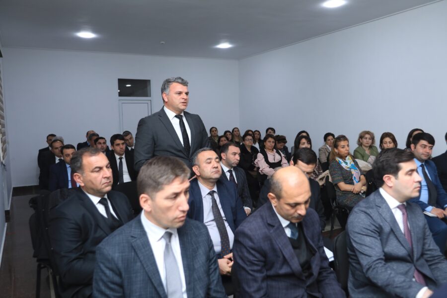 Niyazi Bayramov növbəti dəfə sakinlərlə görüşdü - FOTOLAR 