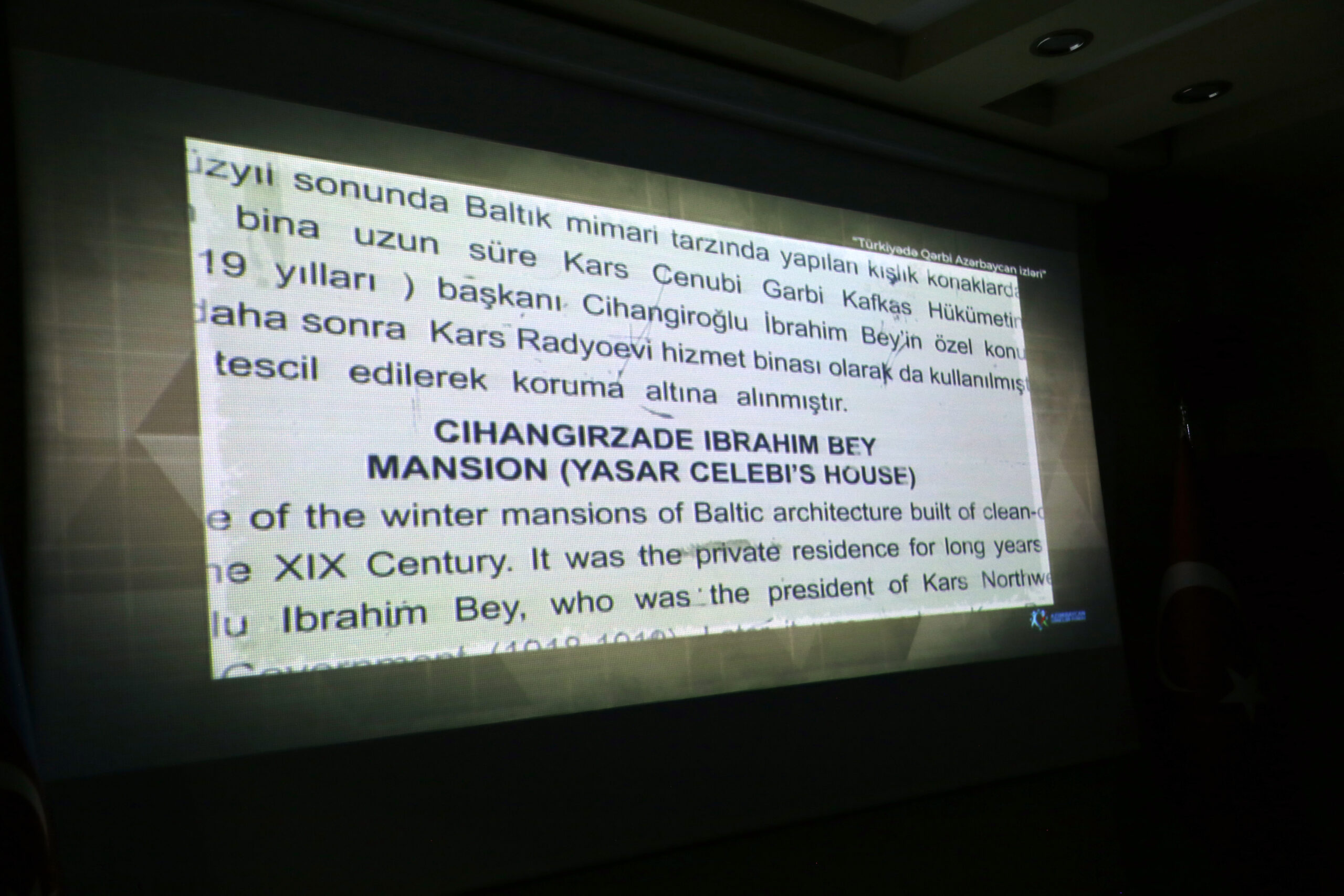 "Türkiyədə Qərbi Azərbaycan izləri" sənədli filmi təqdim olundu - FOTOLAR