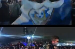 "Qarabağ"ın qələbəsi Bakı küçələrində belə qeyd edildi - VİDEO