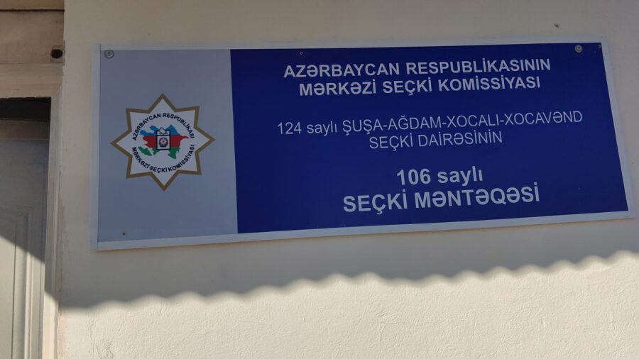 Bu dairədə YENİLİK: səsverməyə onlar da gəldi - FOTO