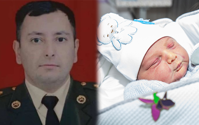 Şəhidin 5-ci övladı doğuldu - FOTOLAR