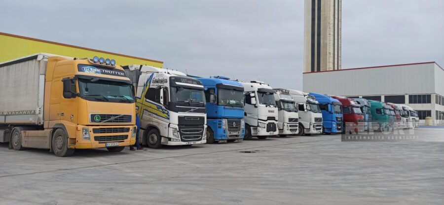 Ukraynaya növbəti humanitar yardım - FOTOLAR