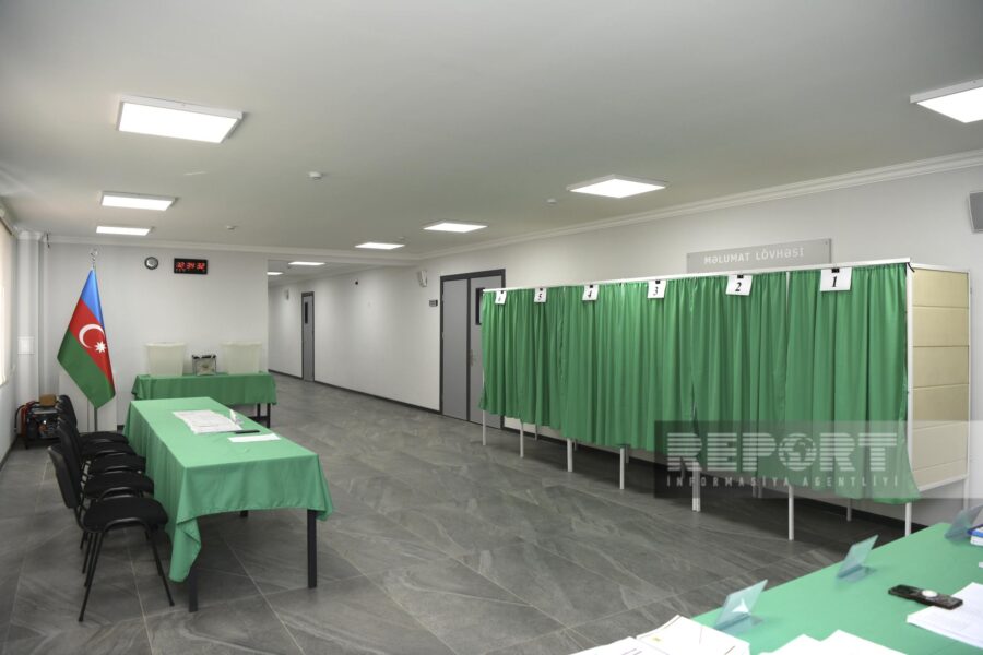 Laçında yeni seçki məntəqəsi yaradıldı - FOTOLAR