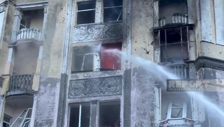 Kiyevə növbəti raket hücumunun nəticələri - FOTOLAR